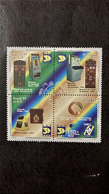 Série de Selos do Brasil - História dos Correios no Brasil - Brasil 1999 - Mint