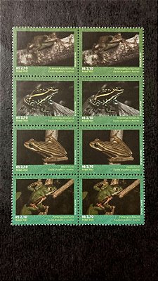 Série de Selos do Brasil - Fauna Brasileira - Anuros - Brasil 2023 - Mint
