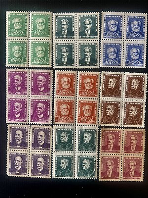 09 Quadras de Selos Regulares do Brasil - novos - ref.26