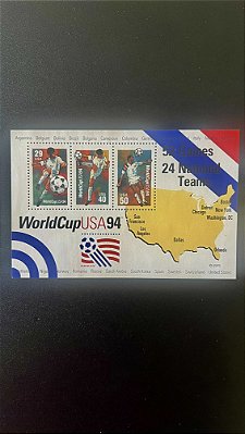 Bloco de Selos de USA - World Cup USA 94 - Mint - ref.410