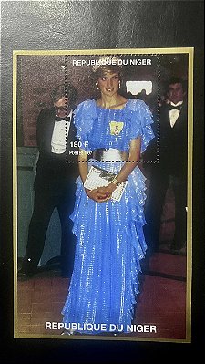 Bloco de Selos da Republique du Niger - Princesa Diana - Mint - ref.422