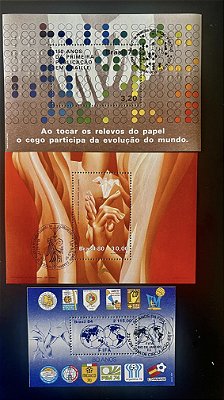 Bloco de Selos do Brasil - Brasiliana 89 - Brasil 1988 - Mint - ref.439