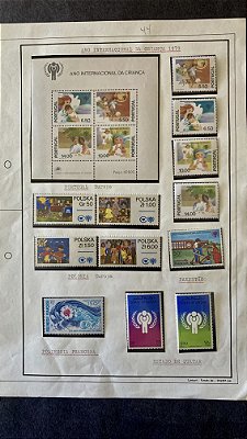 Folha de Exposição de Selos - Ano Internacional da Criança 1979  (ref.452)