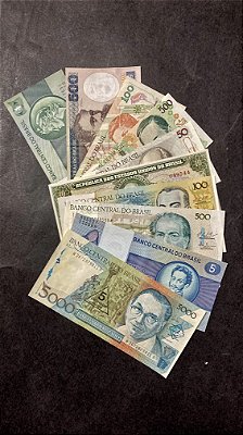 10 Cédulas do Brasil Diferentes - Sob  (ref.454)