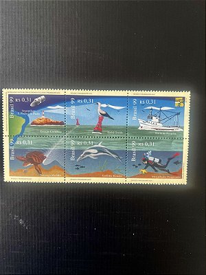 Serie de Selos Comemorativos do Brasil - Programa de Avaliação do Potencial Sustentavel - 1999 - mint - ref.133