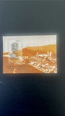 Bloco de Selos do Brasil - Bicentenário de Tiradentes - 1992 - Mint - ref.498