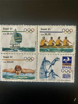 Series de Selos Comemorativos do Brasil - XI Jogos Panamericanos - 1991 - Mint - ref.149