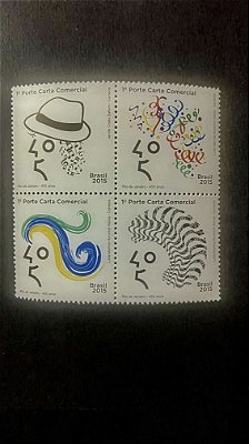 Série de Selos do Brasil - 450 Anos do Rio de Janeiro - Brasil 2015 - Mint  (ref.574)