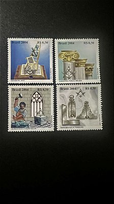 Serie de Selos do Brasil - Maconaria - Brasil 2004 - Mint - (ref.577)