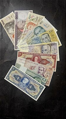 10 Cédulas do Brasil Diferentes - Mbc-Sob - ref.600