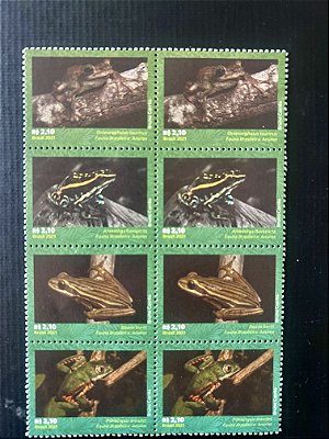Serie de Selos Comemorativos do Brasil - Anurus - 2021 - Mint - ref.376