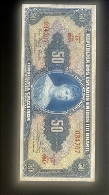 Cedula do Brasil - Cinquenta Cruzeiros - FE - ref.615