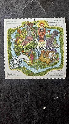 Série de Selos do Brasil - Lendas do Folclore Brasileiro - Mint - Brasil 2011 - ref.636