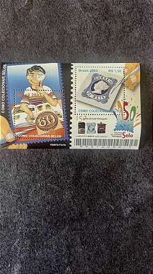 Bloco de Selos do Brasil - Como Colecionar Selos - Brasil 2003 - Mint - ref.640