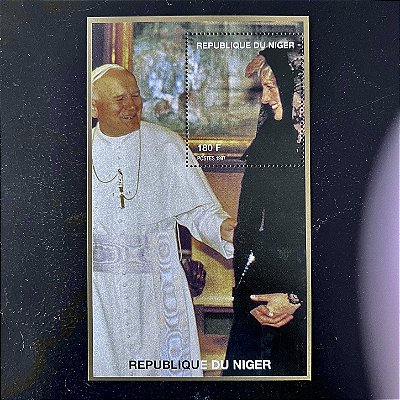 Bloco de Selos Estrangeiros - Princesa Diana - Republique du Niger - Mint - ref.669