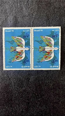 Série de Selos do Brasil - 50a. Aniversario da ONU - Brasil 1995 - Mint - ref.675
