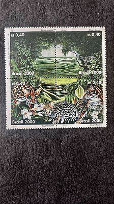 Série de Selos do Brasil - Prevenção do Meio Ambiente - Brasil 2000 - Mint - ref.678