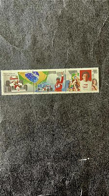 Série de Selos do Brasil - Homenagem a Ayrton Senna - Brasil 1994 - Mint - ref.688