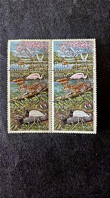 Série de Selos do Brasil - Pantanal Mato-grossense - Brasil 1984 - Mint - ref.696