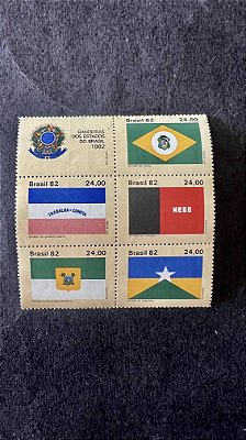 Série de Selos do Brasil - Bandeiras dos Estados do Brasil - Brasil 1982 - Mint - ref.701
