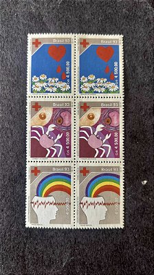 Série de Selos do Brasil - Saúde e Preservação da Vida - Brasil 1993 - Mint - ref.702