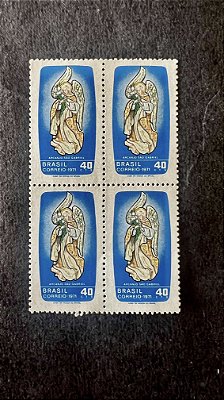 Quadra de Selos do Brasil - Dia de São Gabriel - Brasil 1971 - Mint - ref.705