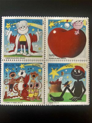 Série de Selos Comemorativos do Brasil - Natal 1994 - Mint - ref.706