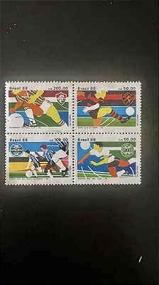 Série de Selos do Brasil - Clubes de Futebol - 1988 -Mint - ref.727