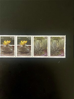 Série de Selos do Brasil - - Fauna e Flora - Suculentas - Mint - ref. 733
