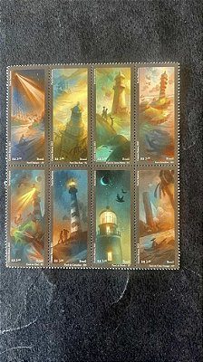 Série de Selos do Brasil - Faróis Brasileiros - Brsil 2023 - Mint - ref.736