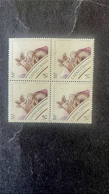 Quadra de Selos do Brasil - Signos do Zodiaco - Capricornio- Brasil 2019 - Mint - ref.766