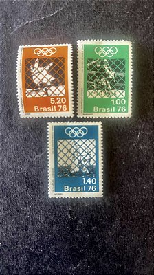 Série de Selos do Brasil - XXI Jogo Olimpicos em Montreal - Brasil 1976 - Mint - ref.771