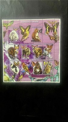 Folha de Selos da Repoblikan I.Madagasikara - Animaux du Monde - ref.785