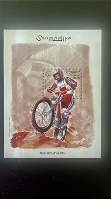 Bloco de Selos da Somália - Motorcycling - 2003 - Mint - ref.804