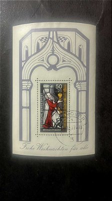 Bloco de Selos de Deutsche Bundespost - Weihnachtsmarke - ref. 806
