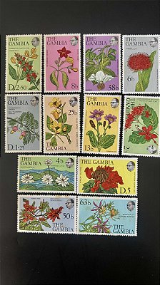 12 Selos Estrangeiros - The Gambia - Temáticos - Flora - Mint - ref.968
