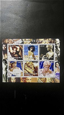 Bloco de Selos Estrangeiros - Republique Democratique duCongo - Sex Bombs du XX cme Siecle- Mint - ref.970