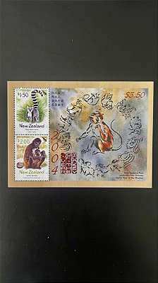Bloco de Selos Estrangeiros - New Zeland -Mint - ref.974