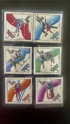06 Selos de Magyar Posta - Tematicos - Esportes - Mint - ref.981