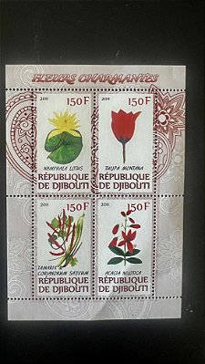 Bloco de Selos Estrangeiros - Republique de Djibouti - Mint - ref.995