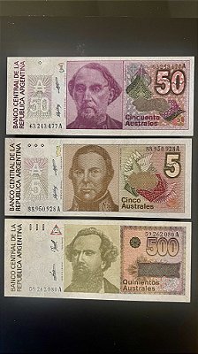 03 Cédulas Estrangeiras - Argentina - FE - ref.1006