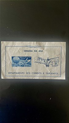 Bloco de Selos do Brasil - Semana da Asa - 1967 - Mint - ref.1012