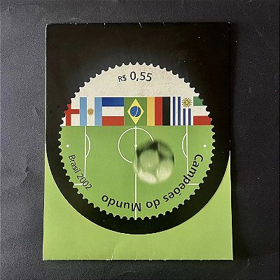 Encarte Campeões do Mundo de Futebol - Brasil 2002 - ref.1020