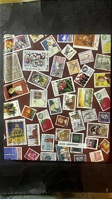 Album de Selos - Classificador 23x30cm - 20 Páginas - 1.750 Selos do Brasil - ref.1034