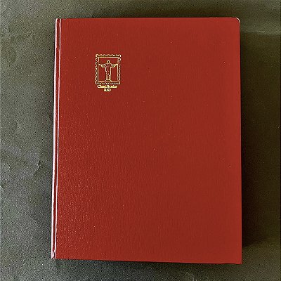 Album de Selos - Classificador 24x32cm - 32 Páginas - 1.130 Selos Mint do Brasil + 22 Blocos do Brasil + 230 Selos Circulados - ref.1053