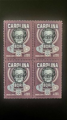 Quadra de Selos do Brasil - Mulheres Pioneiras - Carolina Bori - 2024 - Mint - ref.2012