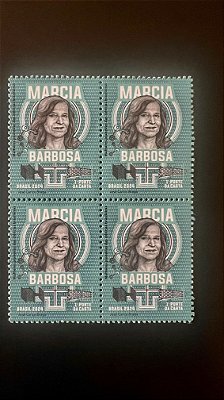 Quadra de Selos do Brasil - Mulheres Pioneiras - Marcia Barbosa - 2024 - Mint - ref.2013
