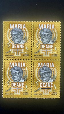 Quadra de Selos do Brasil - Mulheres Pioneiras - Maria Deane - 2024 - Mint - ref.2017