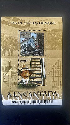 Bloco de Selos Comemorativos do Brasil - A Encantada - 2002 - Mint - ref.2018