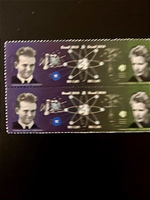 Série de Selos do Brasil - Cientistas Brasileiros - 2018 - Mint - ref.2041